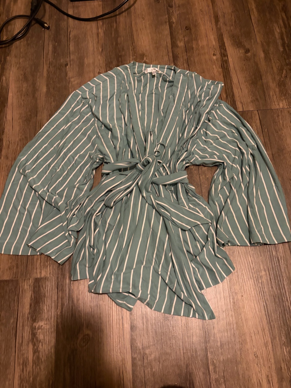 Lake Pajama Kimono Medium Stripe